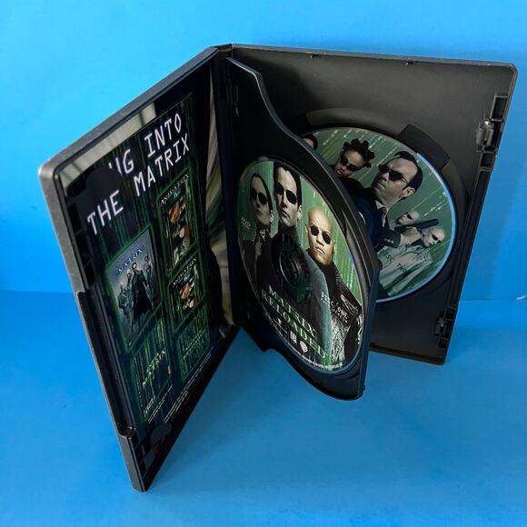 The Matrix Reloaded (Full-Screen Edition) 2-Disc DVD Set 2003 Keanu Reeves Scifi - Picture 3 of 8